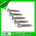 6 # Escareado Flat Head Auto Tapping para Madeira